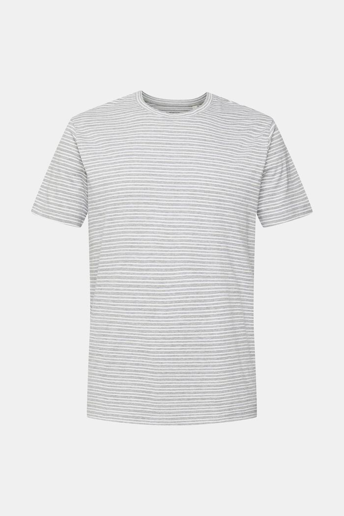 Žerzejové tričko, 100 % bavlna, MEDIUM GREY, overview