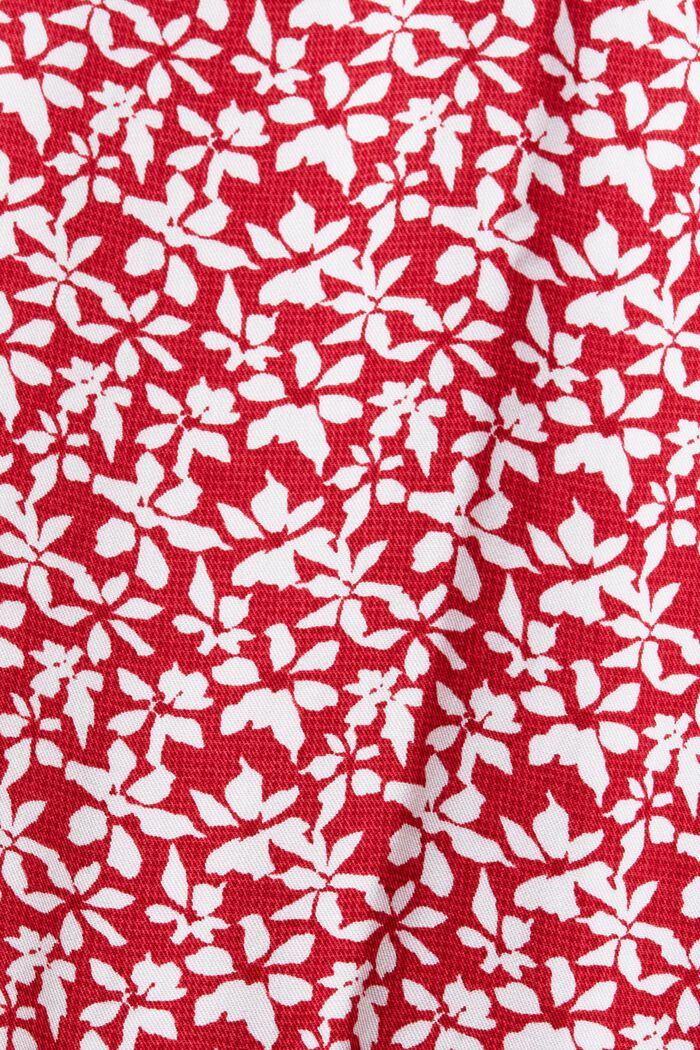 Plážové šaty s potiskem, DARK RED, detail image number 4