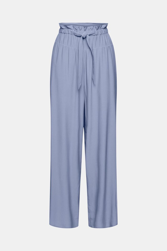 Kalhoty se širokými nohavicemi, LENZING™ ECOVERO™, LIGHT BLUE LAVENDER, overview