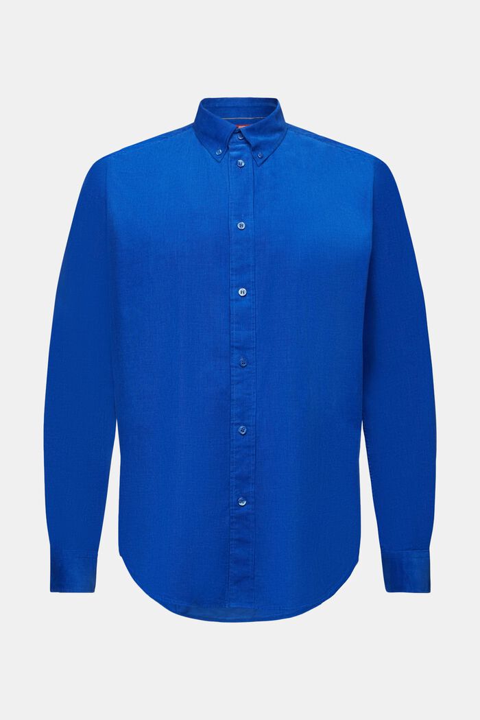 Manšestrová košile, 100% bavlna, BRIGHT BLUE, detail image number 6