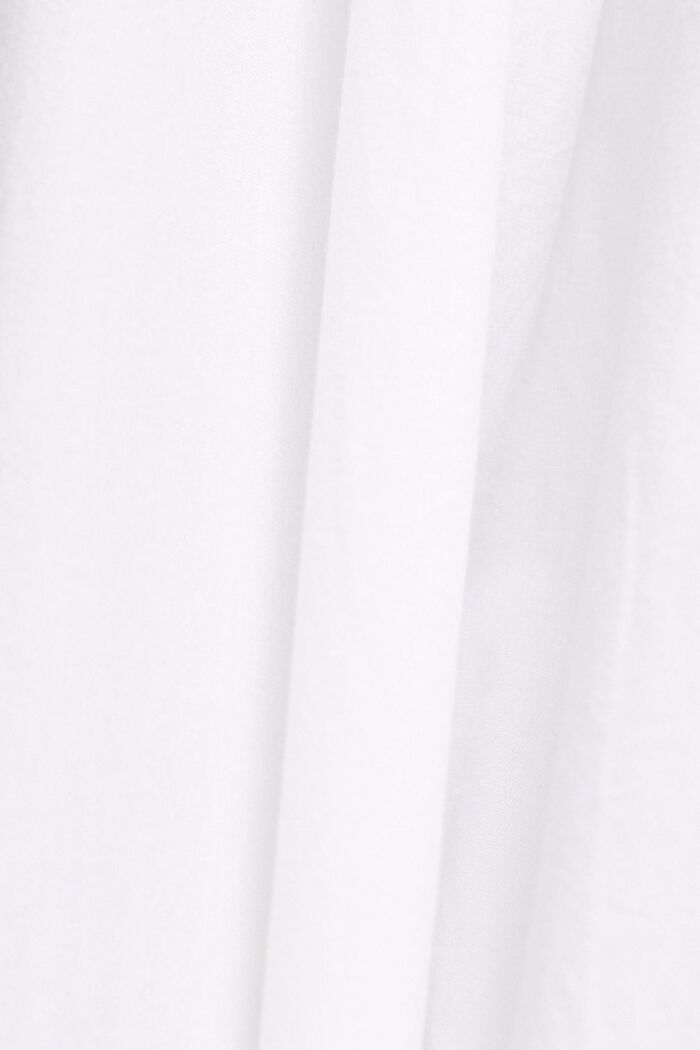Bavlněná halenka s kapsou, WHITE, detail image number 6
