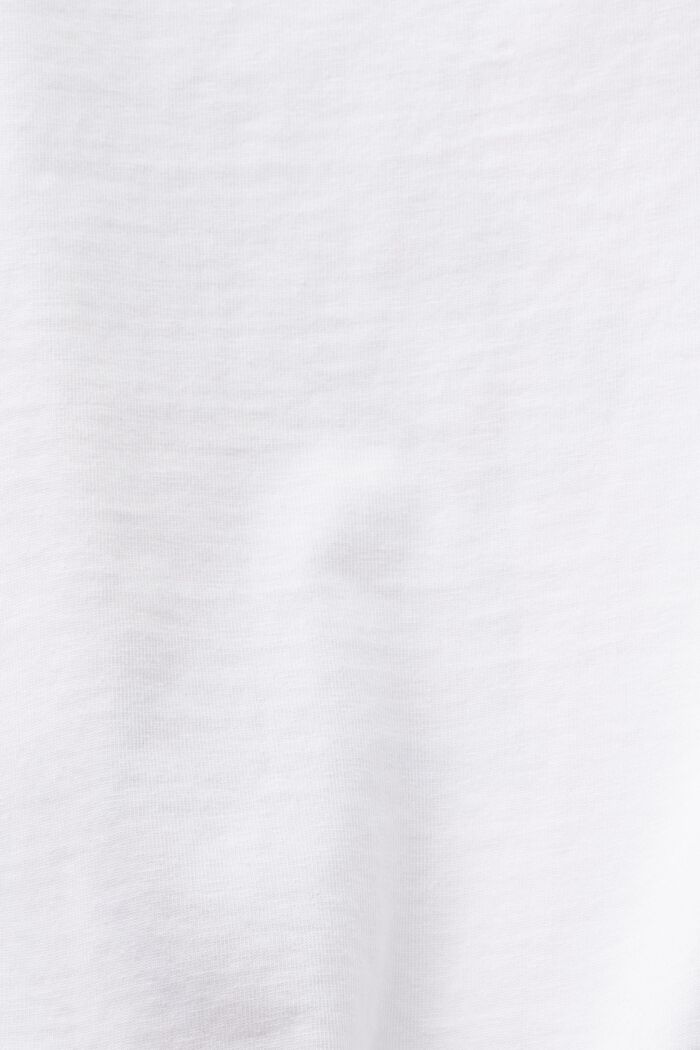 Žerzejové tričko s potiskem na předním dílu, WHITE, detail image number 4