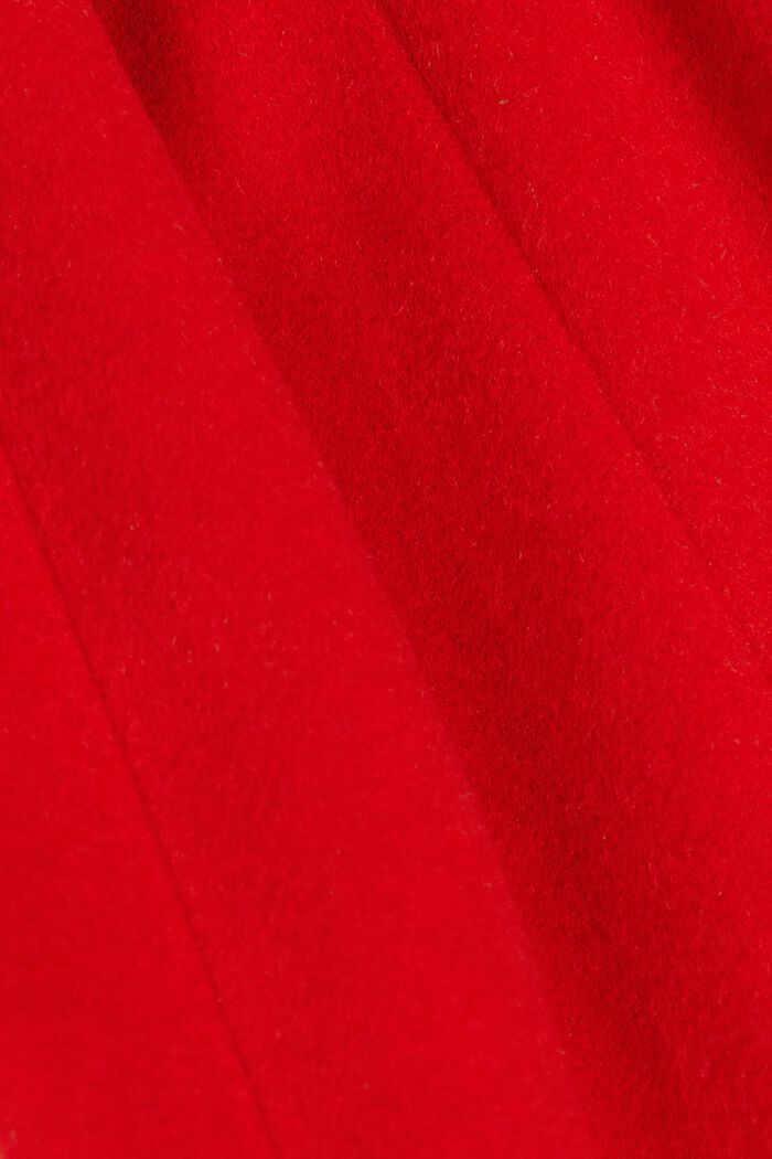 Z recyklovaného materiálu: kabát s vlnou a kašmírem, RED, detail image number 5