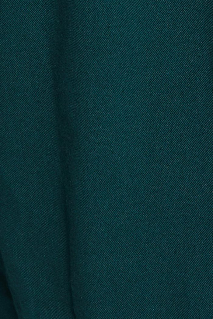 Tričko z robustního kepru, DARK TEAL GREEN, detail image number 5
