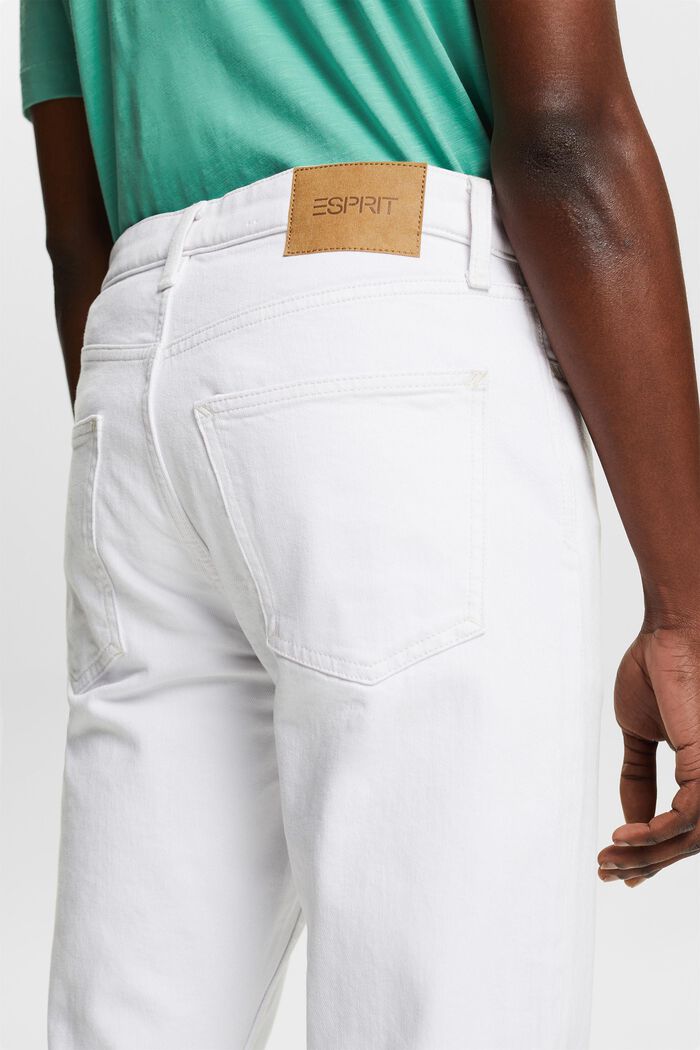Slim džíny se střední výškou pasu, WHITE, detail image number 3