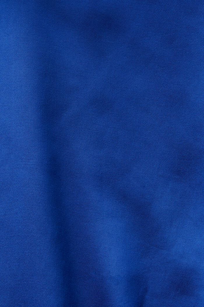 Saténová halenka s dlouhým rukávem, BRIGHT BLUE, detail image number 6