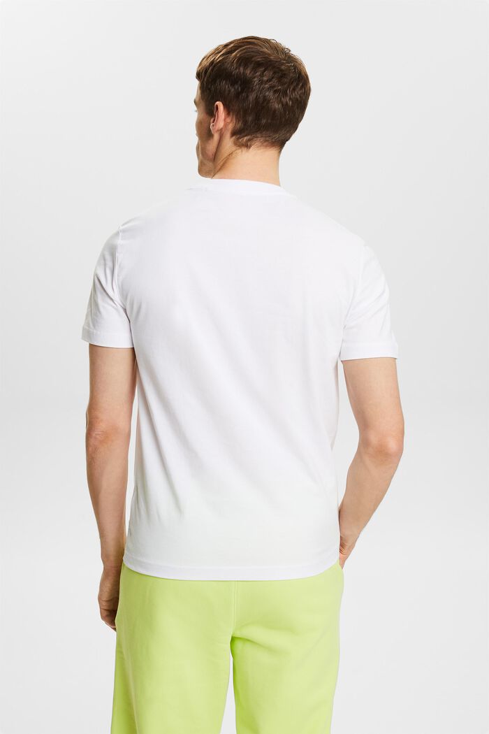 Žerzejové tričko z bio bavlny, WHITE, detail image number 3