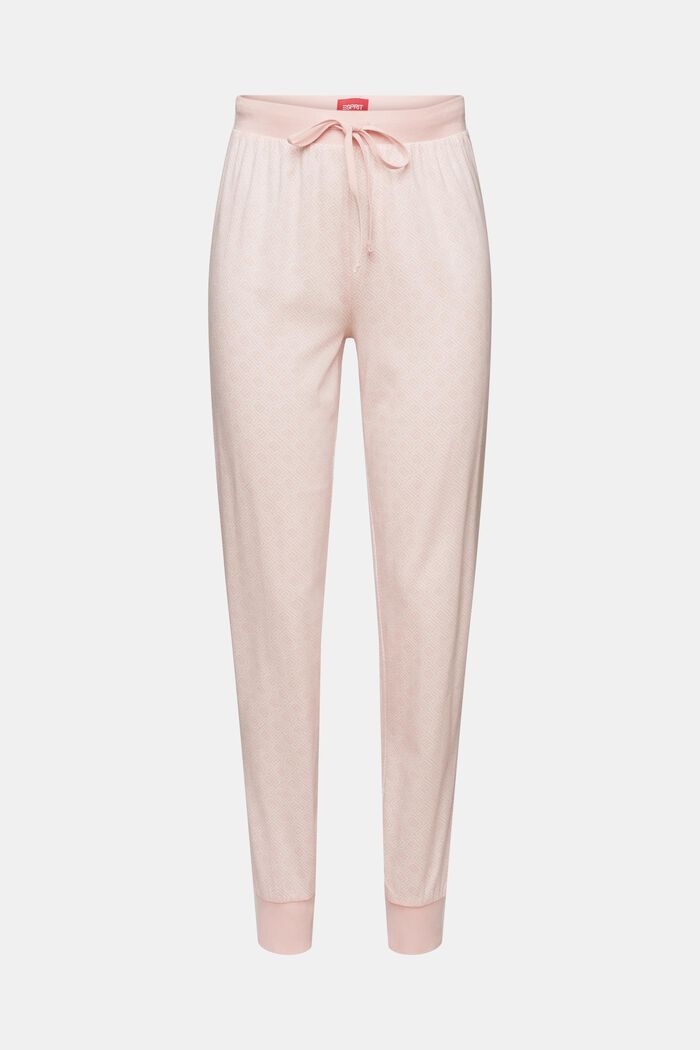 Pyžamové kalhoty s potiskem, z žerzeje, LIGHT PINK, detail image number 6