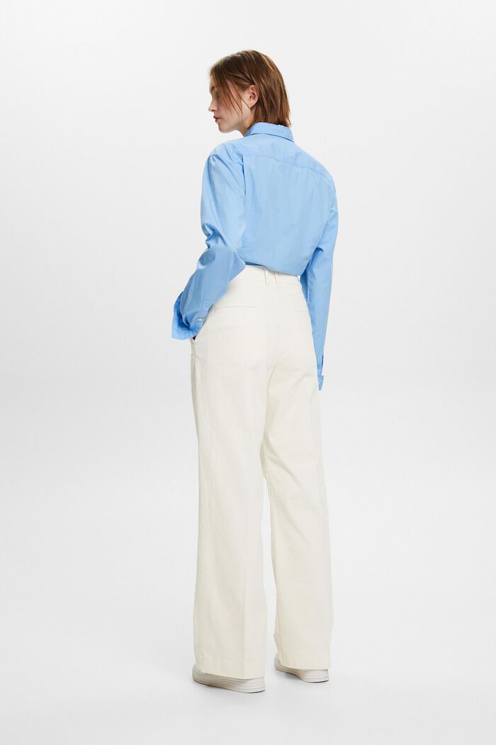 Manšestrové kalhoty s širokým střihem a středně vysokým pasem, ICE, detail image number 3