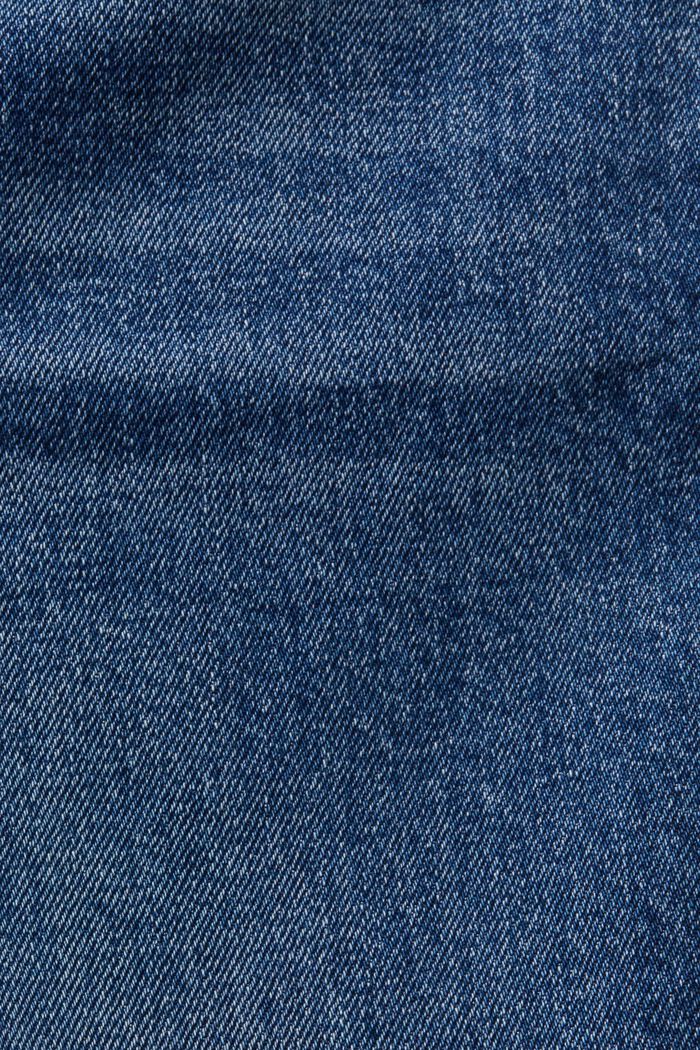 Džíny se střední výškou pasu a s rovnými nohavicemi, BLUE MEDIUM WASHED, detail image number 5