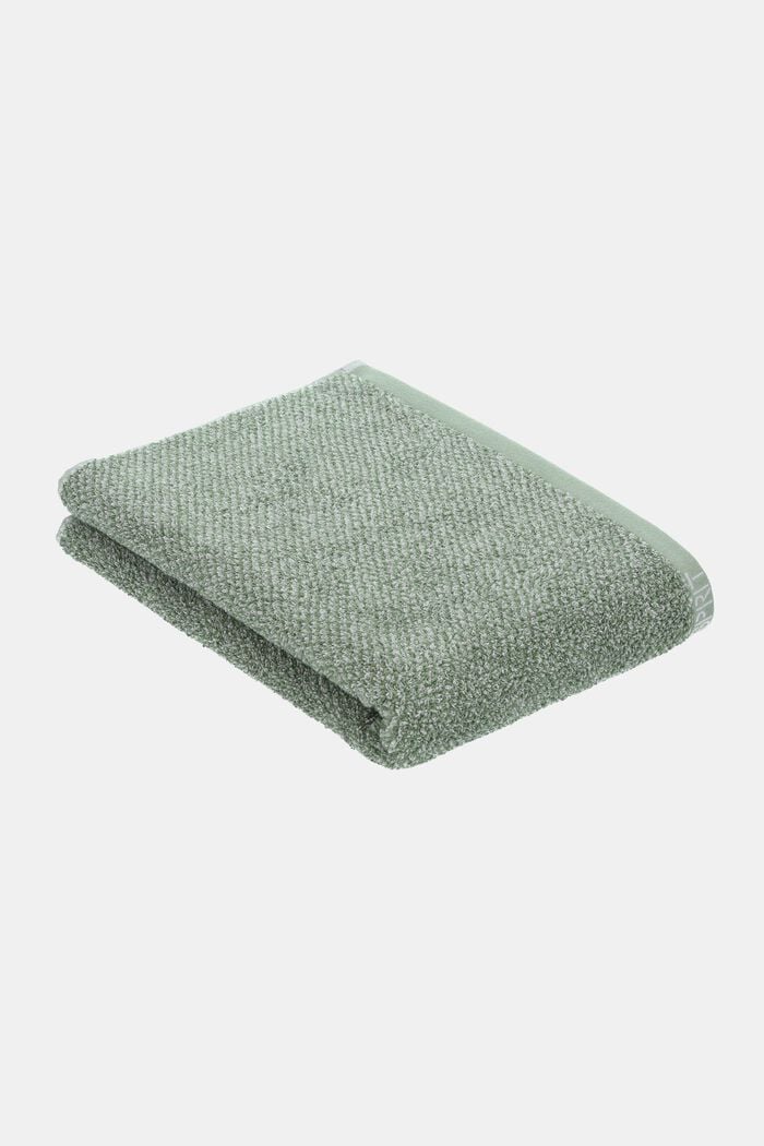 Melírovaný ručník, 100% bavlna, SOFT GREEN, detail image number 1