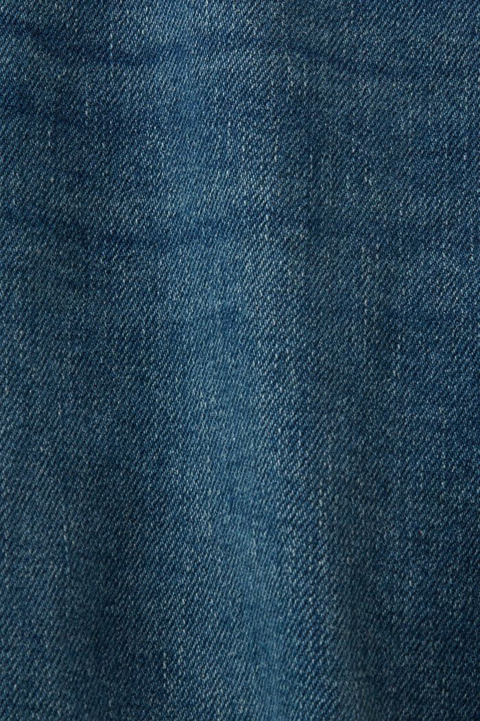 Rovné džíny se střední výškou pasu, BLUE MEDIUM WASHED, detail image number 5