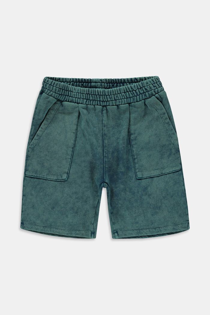 Shorts knitted, TEAL GREEN, detail image number 0