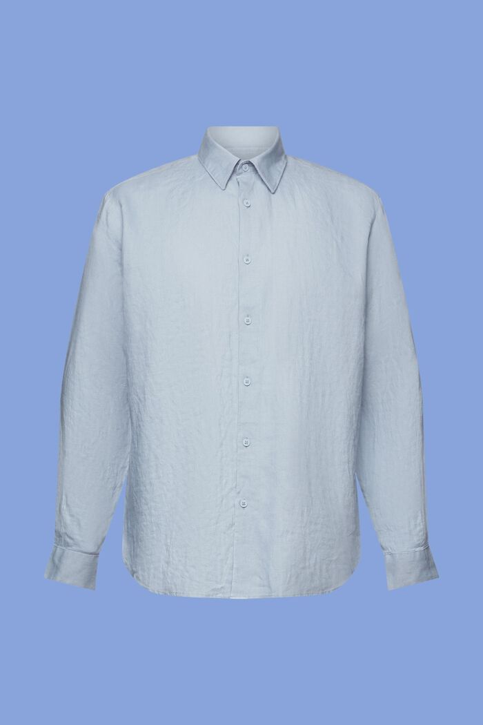 Lněná košile, LIGHT BLUE LAVENDER, detail image number 6