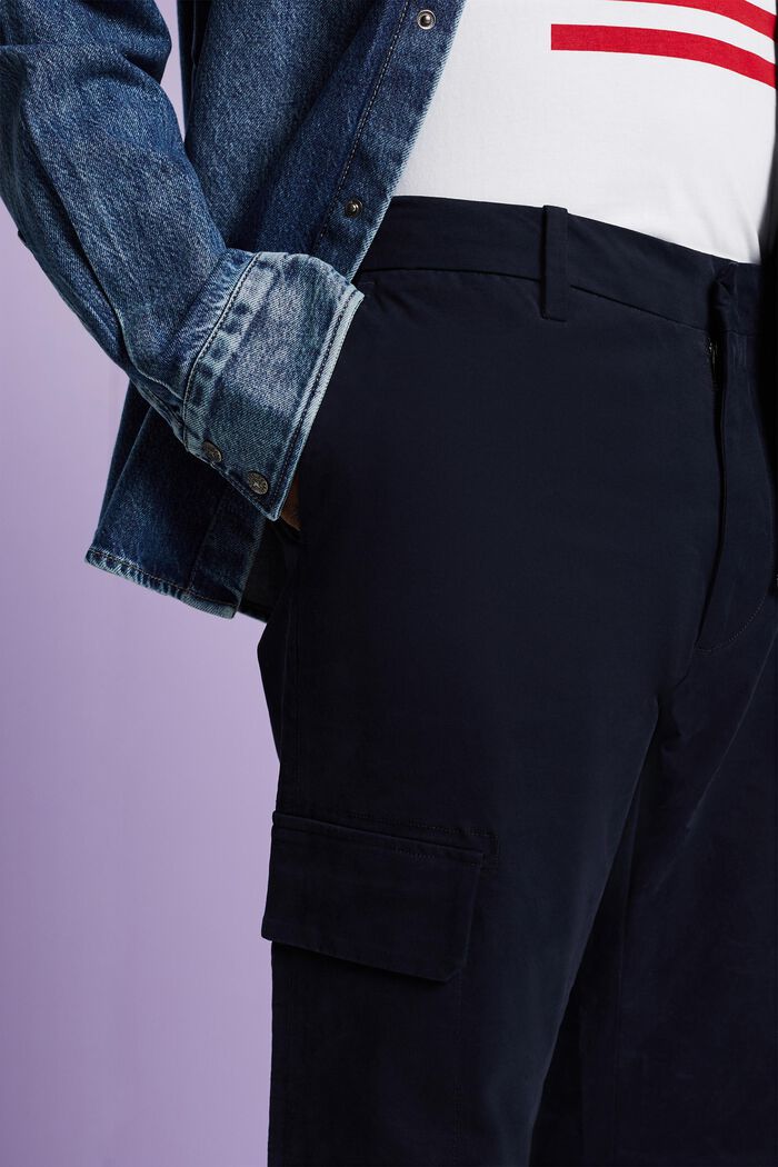 Cargo kalhoty s rovnými nohavicemi, NAVY, detail image number 3