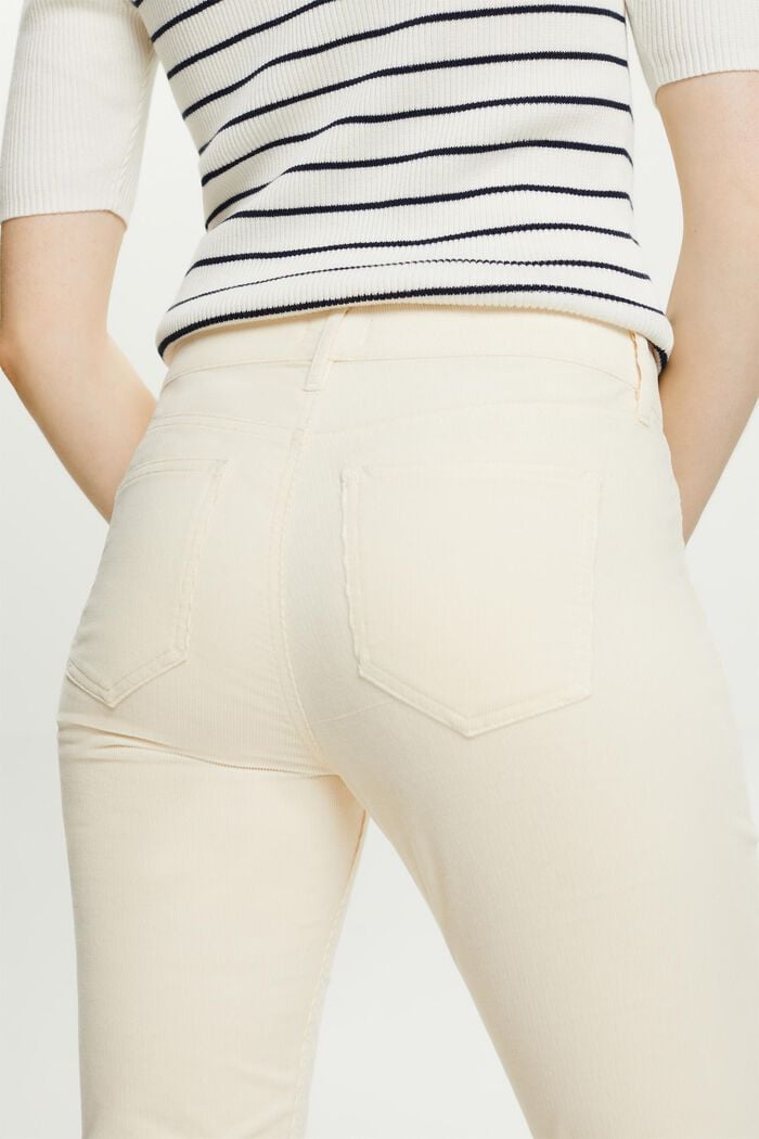 Úzké manšestrové kalhoty se středně vysokým pasem, ICE, detail image number 2