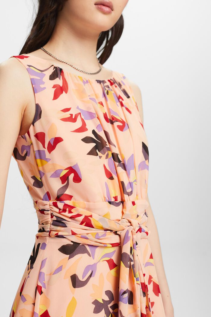 Šifonové šaty s potiskem, NEW PASTEL ORANGE, detail image number 3