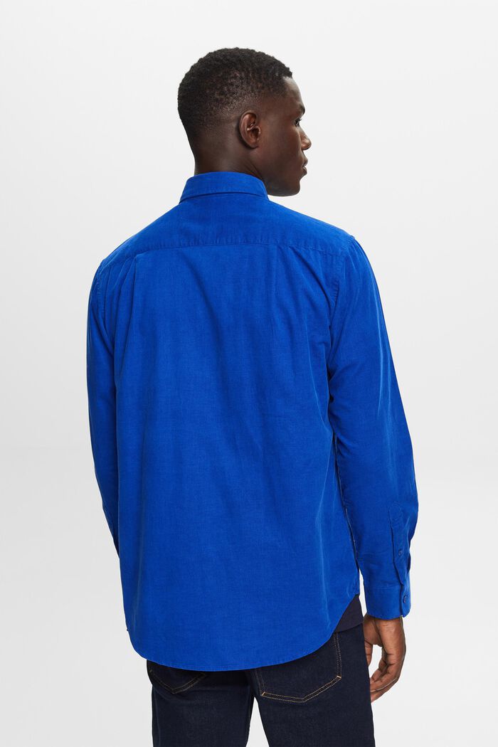Manšestrová košile, 100% bavlna, BRIGHT BLUE, detail image number 3
