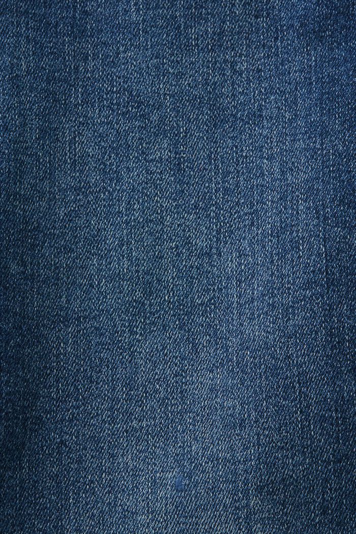 Z recyklovaného materiálu: skinny džíny s nízkým sedem, BLUE MEDIUM WASHED, detail image number 6
