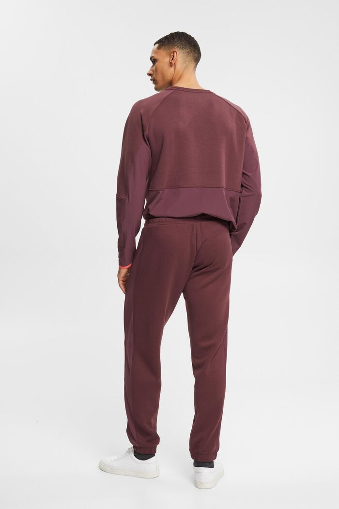 Hybridní joggingové kalhoty, LENZING™ ECOVERO™, BORDEAUX RED, detail image number 3