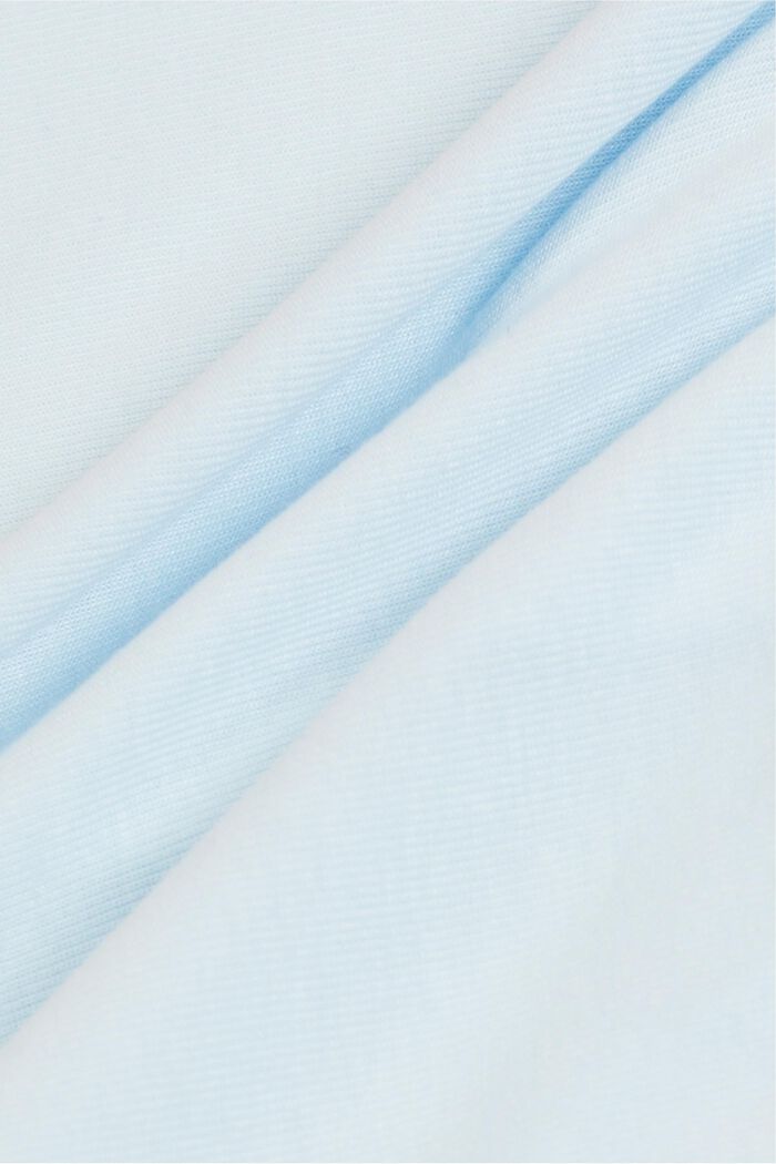 Žerzejový top s dlouhým rukávem, PASTEL BLUE, detail image number 4