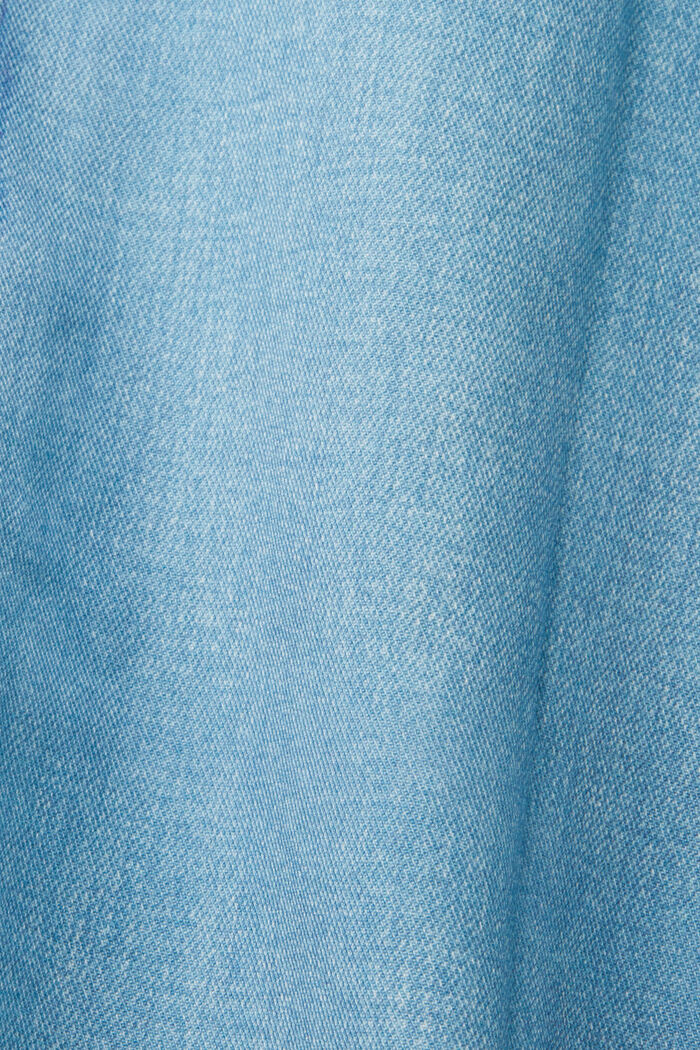 Denimová košile s potiskem po celé ploše, BLUE MEDIUM WASHED, detail image number 6