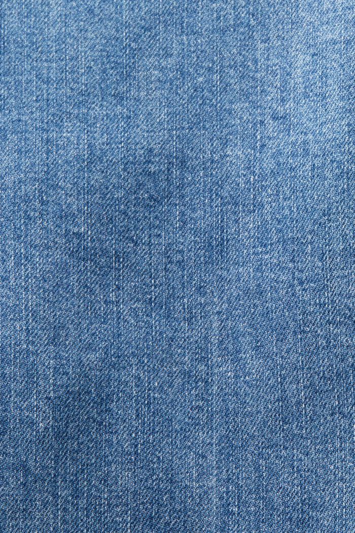 Slim džíny s vysokým pasem, BLUE LIGHT WASHED, detail image number 5