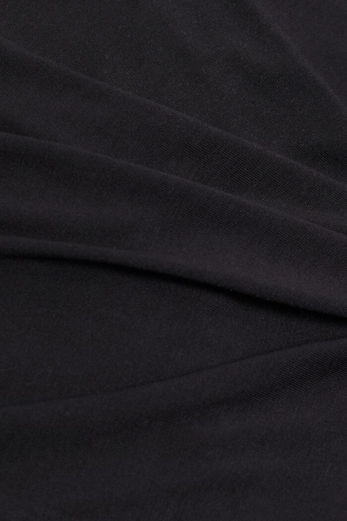 Pyžamová souprava s potištěnými kalhotami, BLACK, detail image number 4