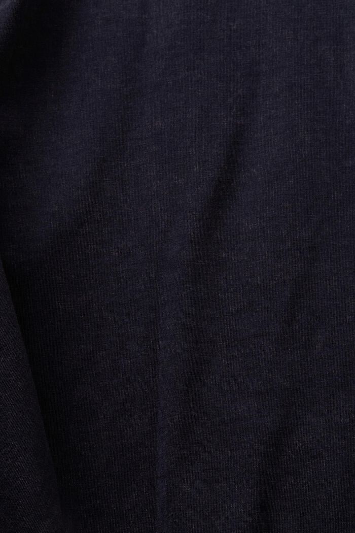 Tričko s dlouhým rukávem a knoflíky, NAVY, detail image number 5