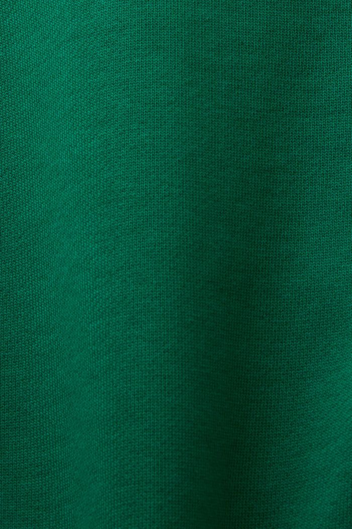 Mikina s vyšitým logem, bio bavlna, DARK GREEN, detail image number 5