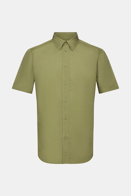 Košile s krátkým rukávem, z bavlněného popelínu