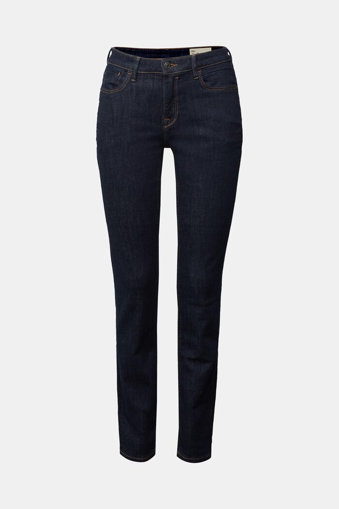 Strečové džíny z bio bavlny, BLUE RINSE, detail image number 2