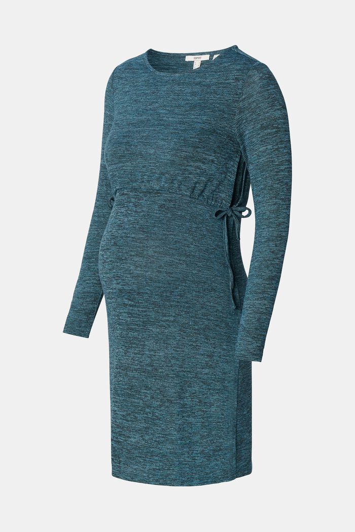 Žerzejové šaty s úpravou pro kojení, TEAL BLUE, detail image number 6