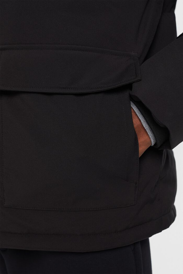 Péřová bunda s kapucí, BLACK, detail image number 1