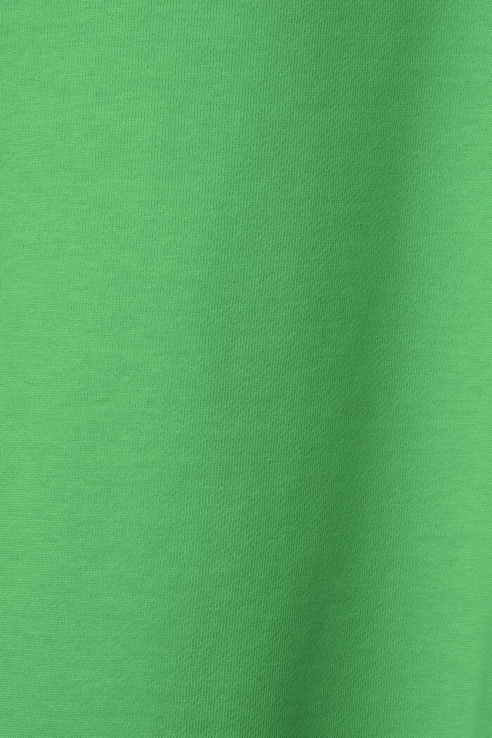 Teplákové kalhoty s logem, z bavlněného flísu, GREEN, detail image number 7