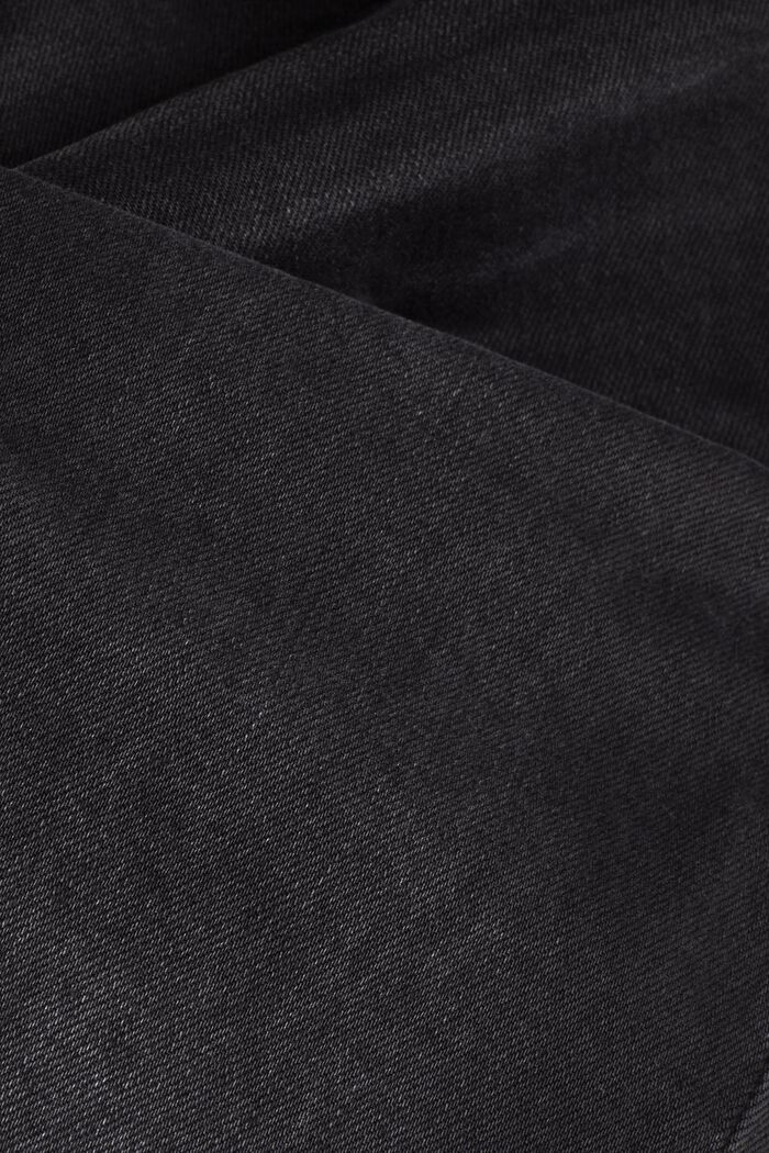 Strečové džíny s bio bavlnou, BLACK DARK WASHED, detail image number 7
