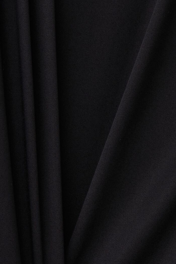 Seprané saténové šortky, BLACK, detail image number 4