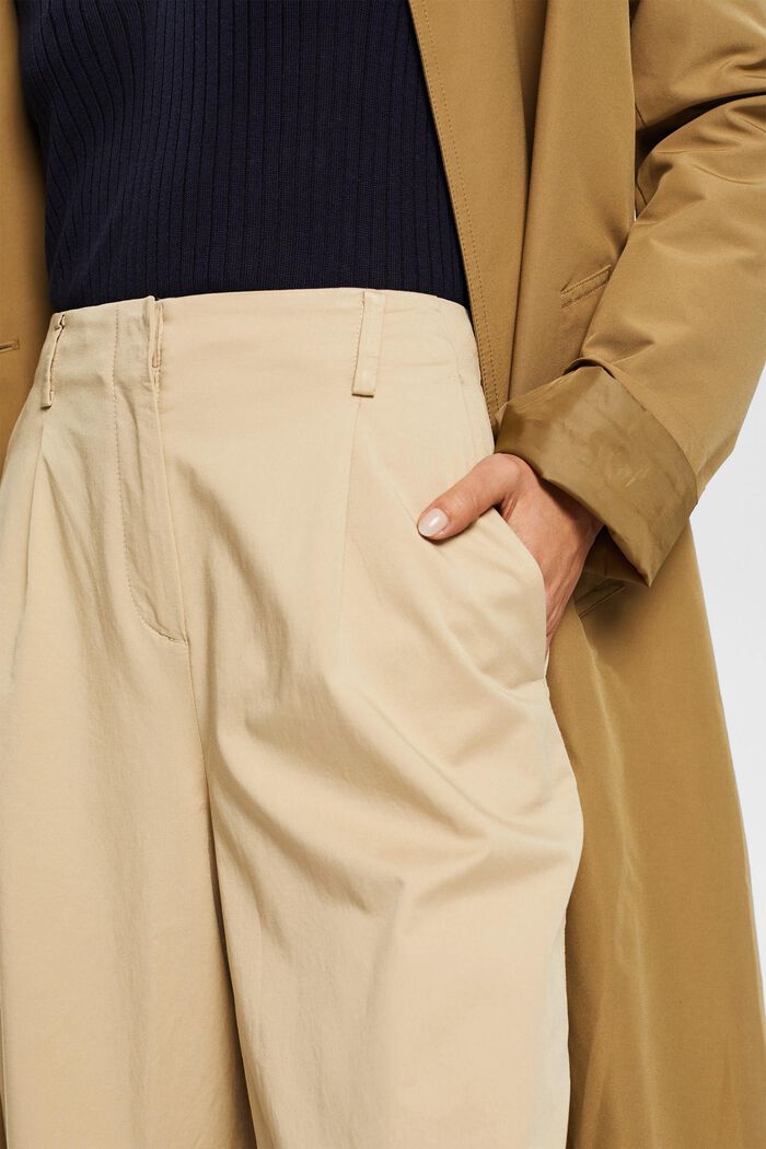 Dlouhé šortky se širokými nohavicemi, LENZING™ ECOVERO™, SAND, detail image number 1