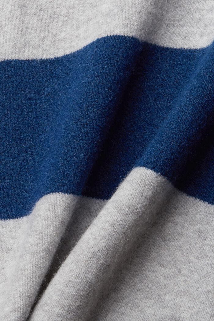 S vlnou: pruhovaný pulovr, PETROL BLUE, detail image number 1