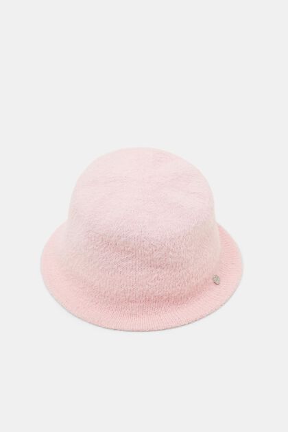 Pletený klobouk bucket hat