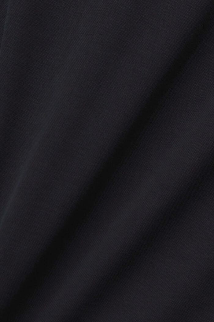 Midi šaty se špičatým výstřihem, BLACK, detail image number 4