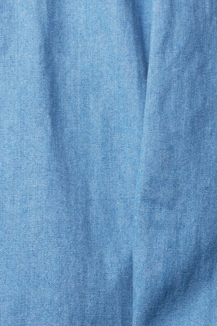 S konopím: džíny z lehkého denimu, BLUE LIGHT WASHED, detail image number 4