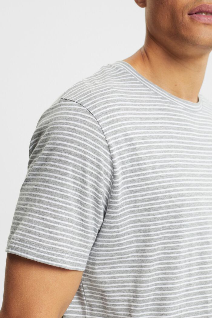 Žerzejové tričko, 100 % bavlna, MEDIUM GREY, detail image number 2