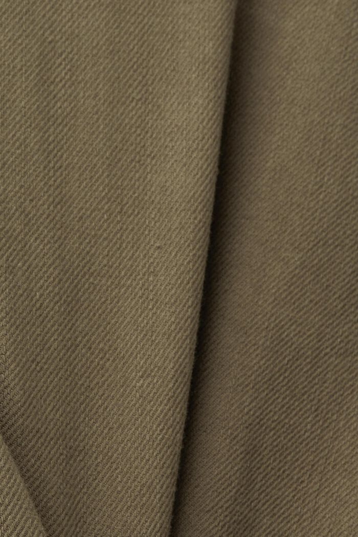 Bunda v utility stylu, s elastickým pasem, KHAKI GREEN, detail image number 5