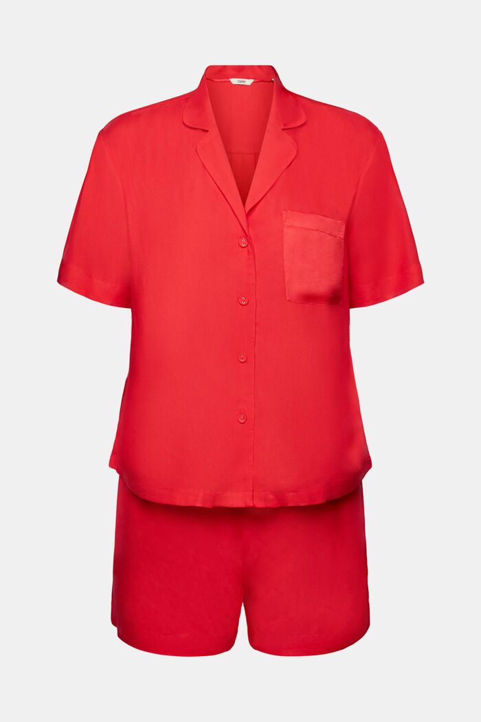 Krátká pyžamová souprava, RED, detail image number 5