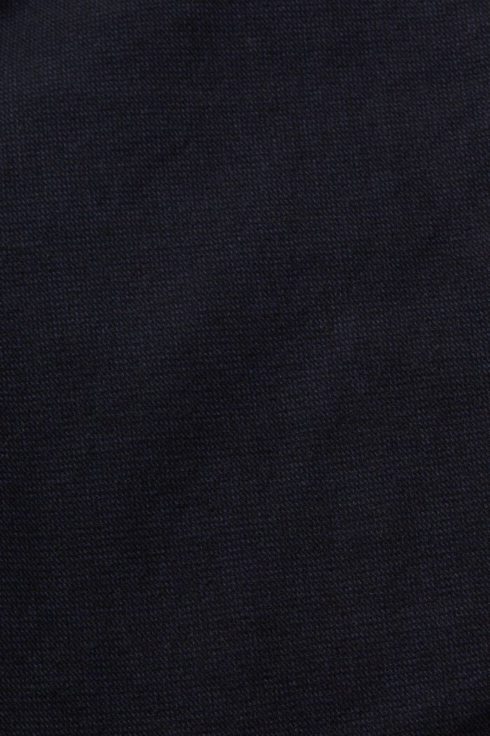 Chino kalhoty z počesané tkaniny a slim střihem, NAVY, detail image number 5