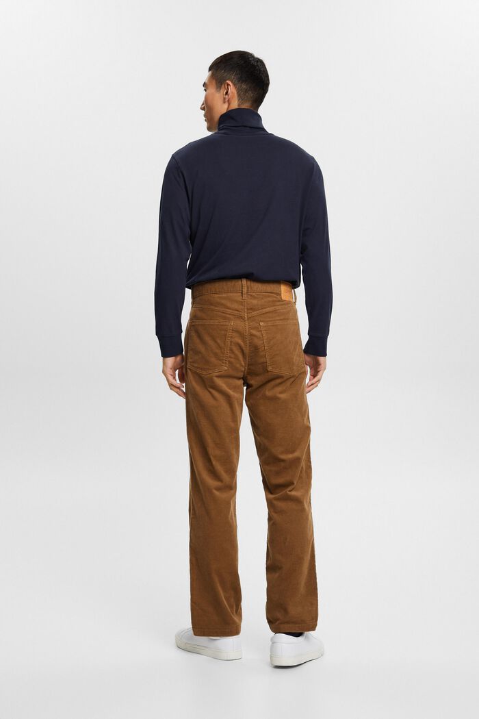 Manšestrové kalhoty s rovným straight střihem, BARK, detail image number 3