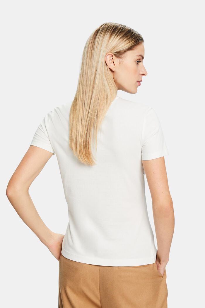 Tričko s kulatým výstřihem, OFF WHITE, detail image number 3
