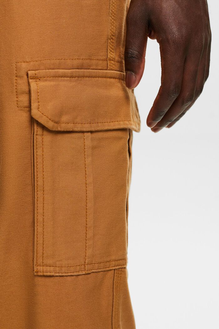 Cargo kalhoty s rovnými nohavicemi, CARAMEL, detail image number 4