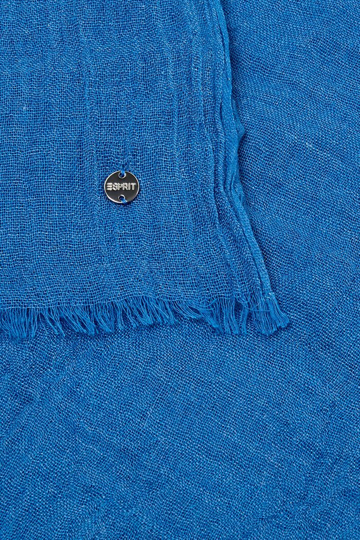 Šátek se zmačkaným efektem, BLUE, detail image number 1